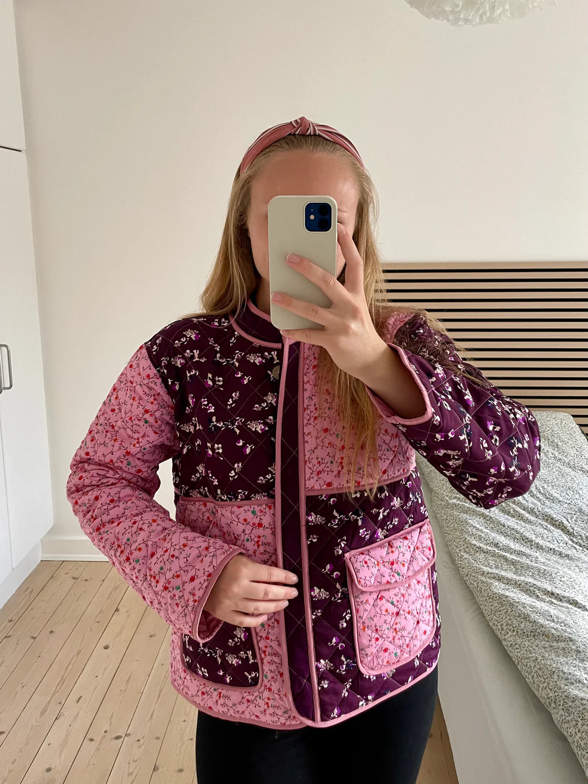 Lyserød jakke dame
