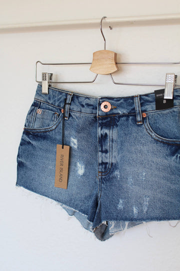 Denimshort fra River Island - str. 34