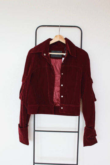Velvet pocket jacket fra Han Kjøbenhavn - str. S