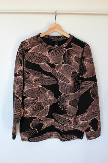 Mønstret sweater fra Monki - str. S