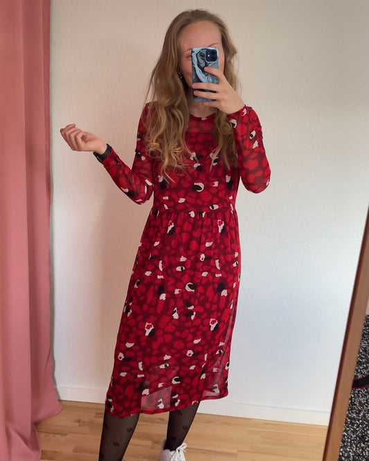 Marianna L/S Long Dress fra Object - str. S